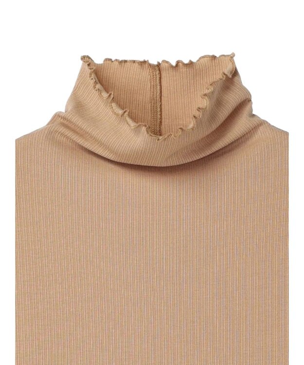 AMERICAN HOLIC 針抜きタートルプルオーバー Camel