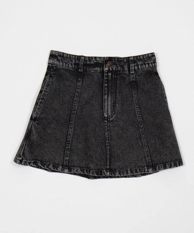 WEGO デニムフレアミニスカート ブラックその他