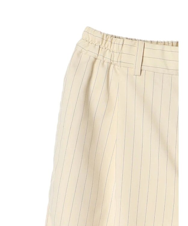 CRAFT STANDARD BOUTIQUE イージーケアピンストライプテーパードパンツ Stripe Ivory