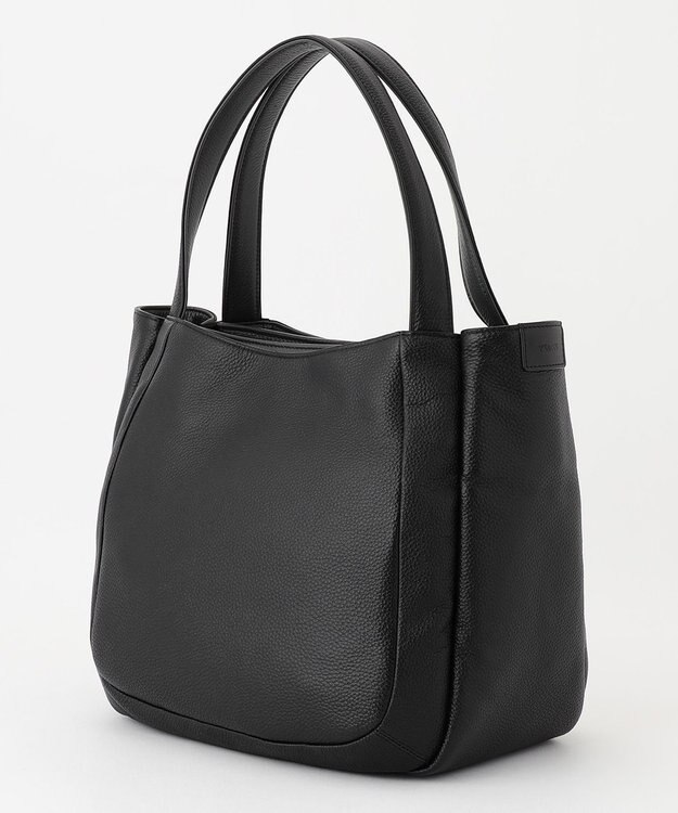 Y'SACCS シュリンクレザートート Mサイズ ブラック