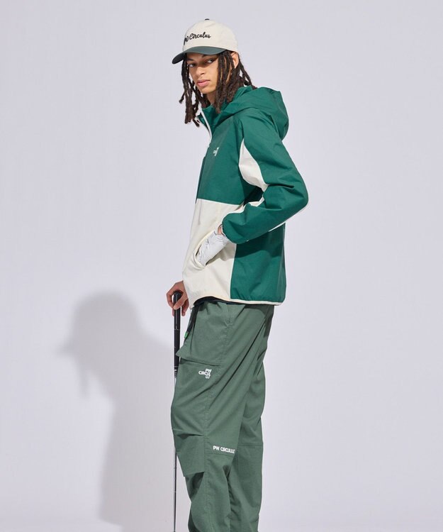 PW CIRCULUS 【花粉がつきにくい】【MEN】スプリングジャケット ゴルフ グリーン系