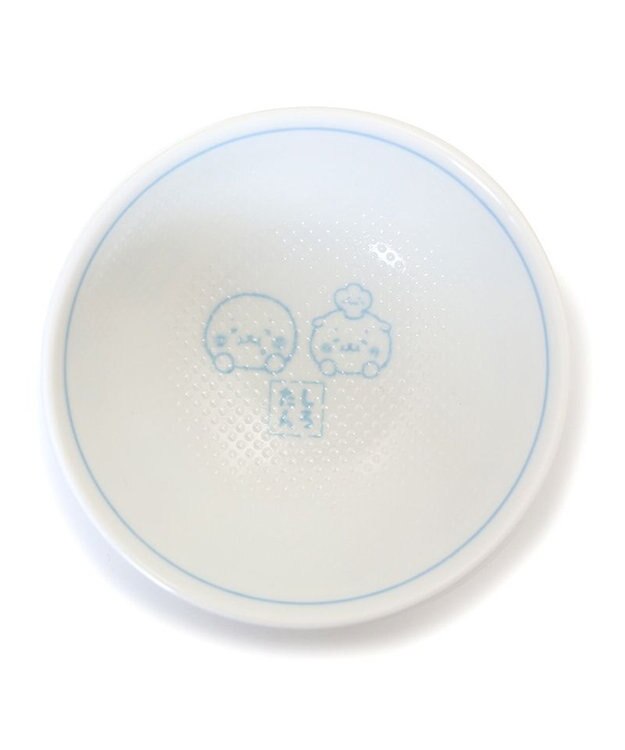 Mother garden しろたん ごはん粒がくっつきにくい ご飯茶碗  【小】 《顔ぼん柄/しろたん＆らっこいぬ柄》 単品 しろたん＆らっこいぬ柄