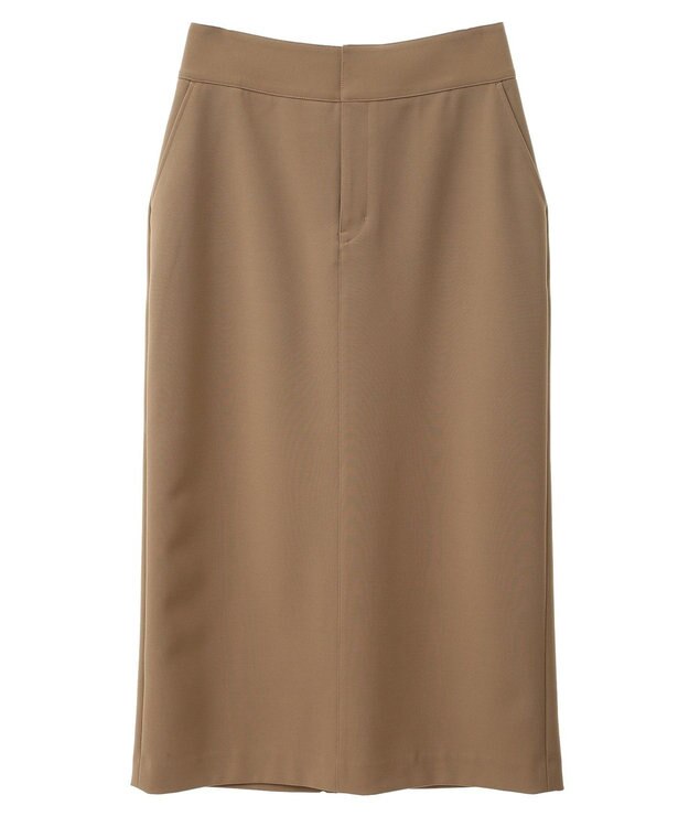 YECCA VECCA タイトロングスカート Gray Beige