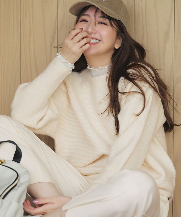 ANY L ウィンターニット エクリュ