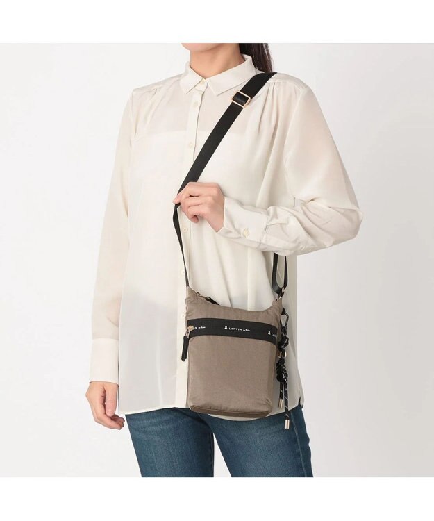 LANVIN en Bleu トゥリズム ミニショルダーバッグ ベージュ