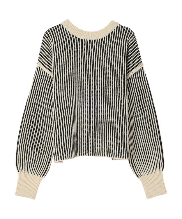 Green Parks ２ｗａｙ前後ニットプルオーバー Light Beige