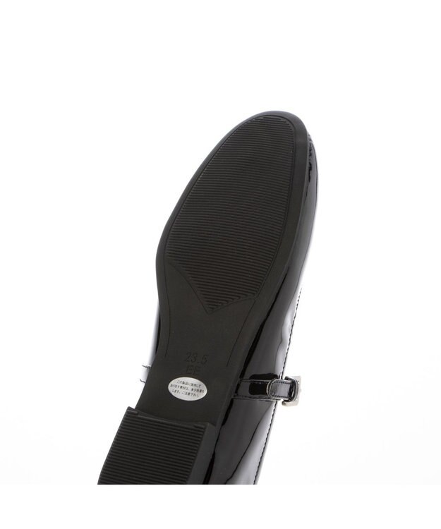 ing <ing>ソフトメリージェーンパンプス ブラックエナメル