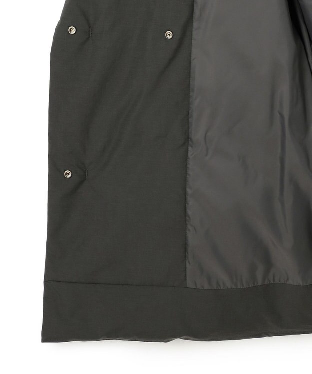 ICB 【撥水加工】ADSダウン Pコート チャコールグレー系