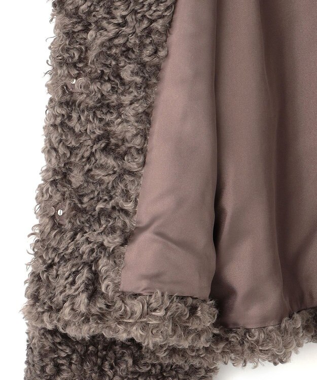 23区 ECOPEL カーリーファー ブルゾン グレー系