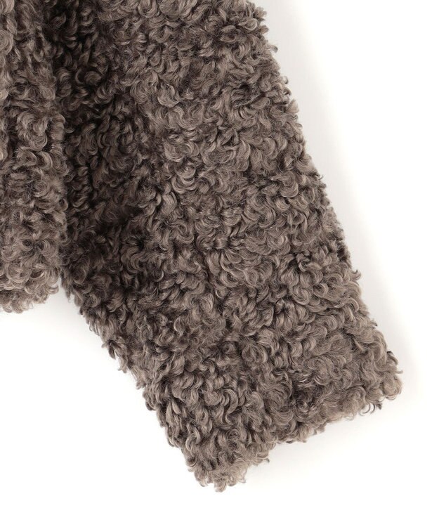 23区 L ECOPEL カーリーファー ブルゾン グレー系