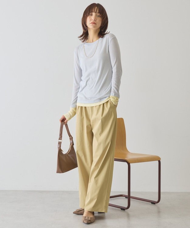 AMERICAN HOLIC 【2点セット】レイヤードパンツ Beige