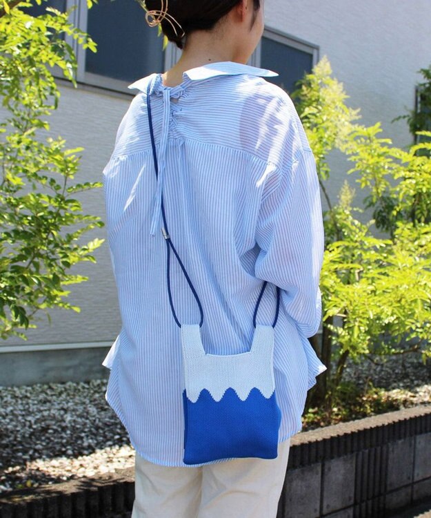 ROOTOTE 2532【ミニトート】CJ.ベビールー.ニット.フジ-A 01：ブルー