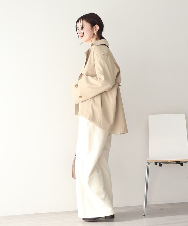 AMERICAN HOLIC 【先行予約】ショートトレンチコート Beige