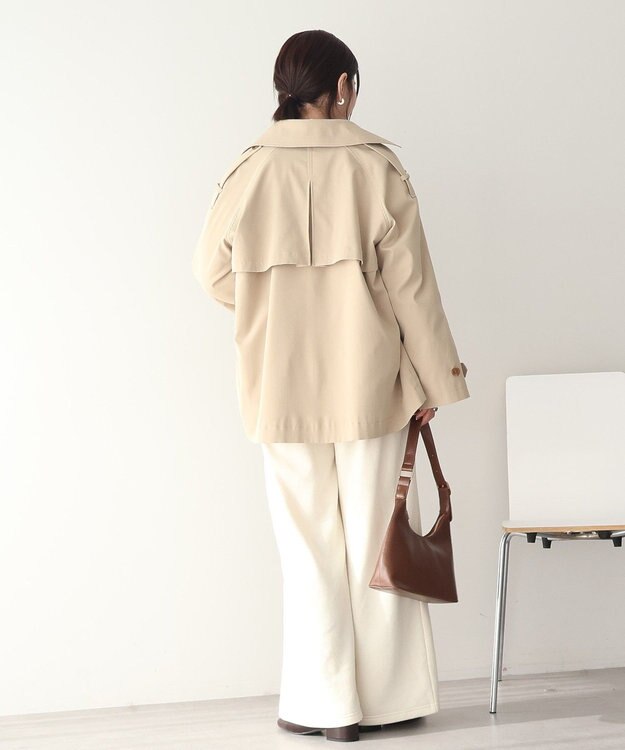 AMERICAN HOLIC 【先行予約】ショートトレンチコート Beige