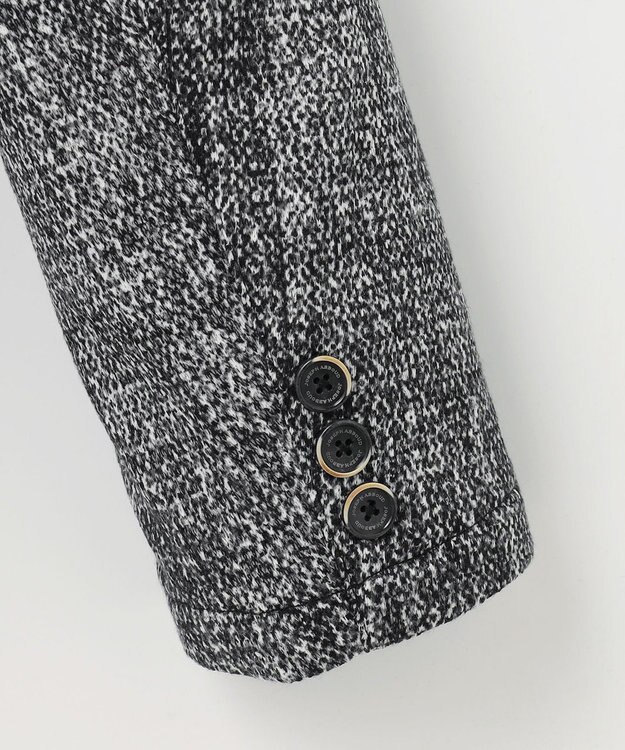 JOSEPH ABBOUD 【キングサイズ・軽量/ストレッチ】スラブインレー ジャケット ブラック系