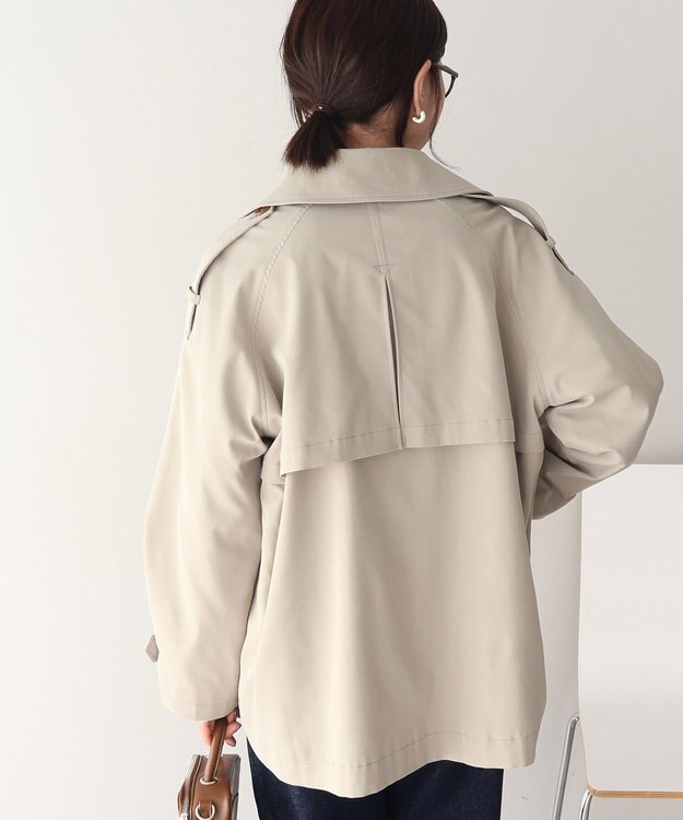 AMERICAN HOLIC 【先行予約】ショートトレンチコート Light Khaki