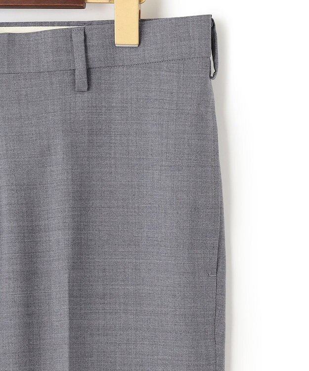 J.PRESS MEN 【PEPPIN MERINO COMFORT】プレーン スラックス / ノータック ライトグレー系