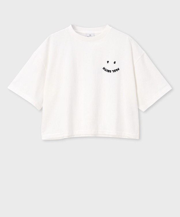 Paul Smith Happy クロップド 半袖Tシャツ オフホワイト