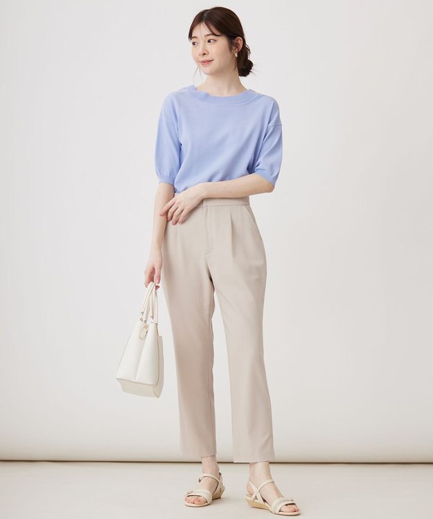 ANY SIS S 【WEB・一部店舗限定】楽々ビューティースティック パンツ アイボリーベージュ