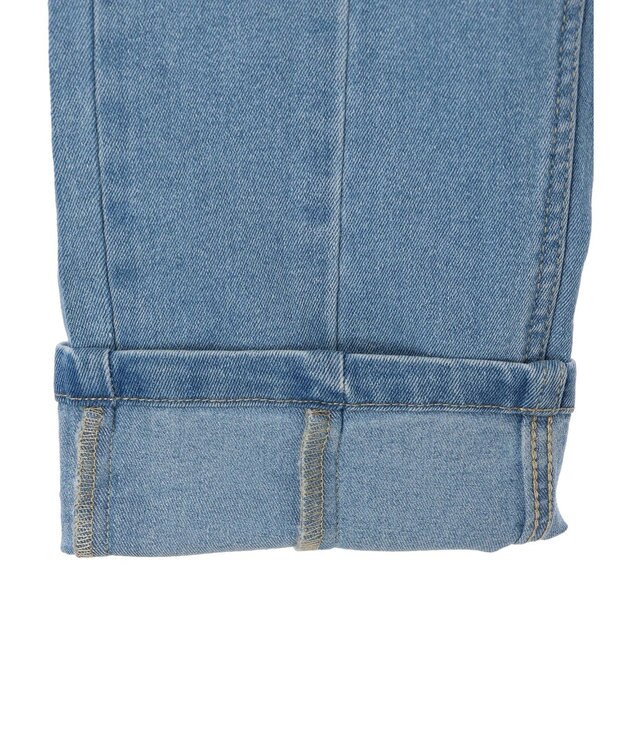 Green Parks ＧＵＭストレッチセンター切替テーパードデニムパンツ Light Blue