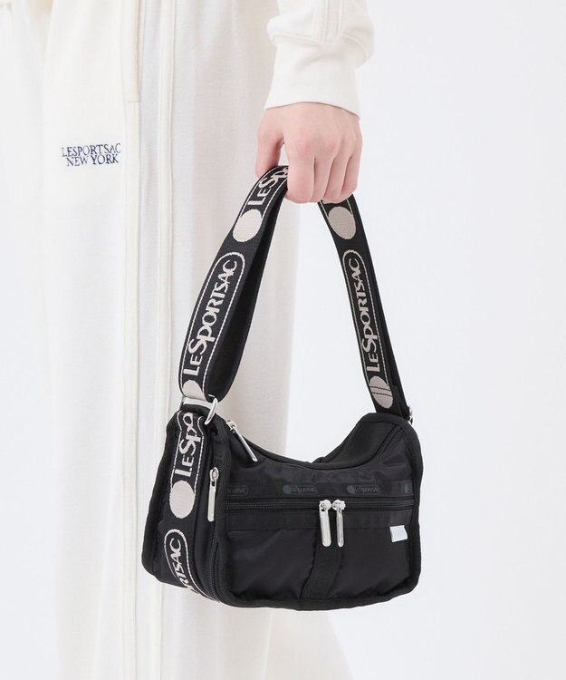 LeSportsac SMALL EVERYDAY BAG MH/ロゴジャガードブラックスナイデル ロゴジャガードブラックスナイデル