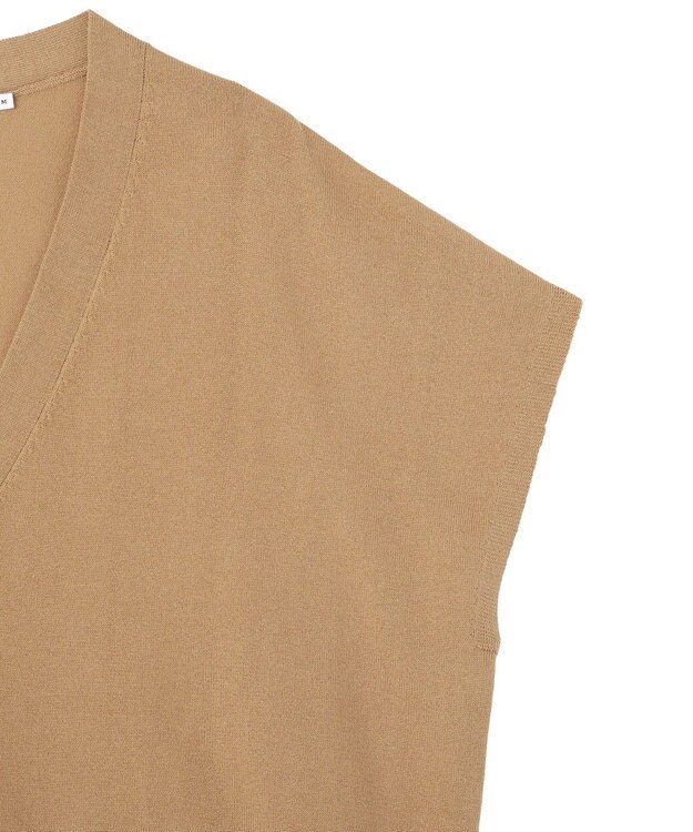 AMERICAN HOLIC 【先行予約】【WEB限定】フレンチスリーブVネックニットカーディガン Camel