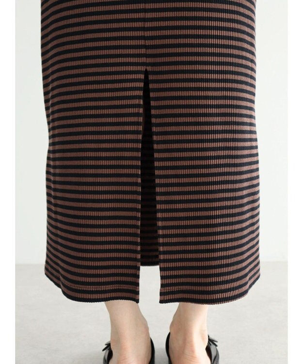 Green Parks ・ＳＵＧＡＲ　ＳＰＯＯＮ　ボーダーアメスリワンピース Black