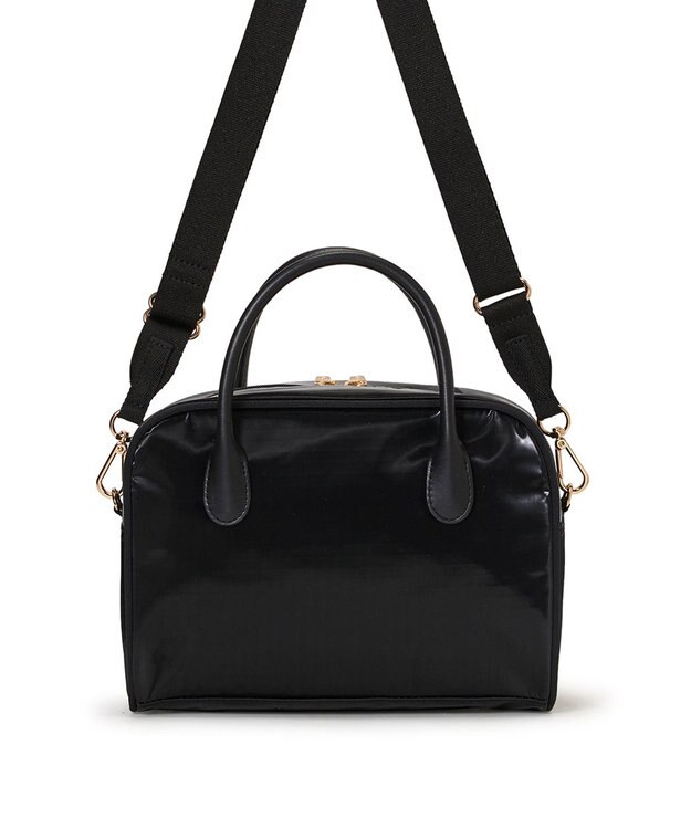 LeSportsac SQUARE TH CROSSBODY/アップタウンブラックシャイン/ブラック2 アップタウンブラックシャイン/ブラック2