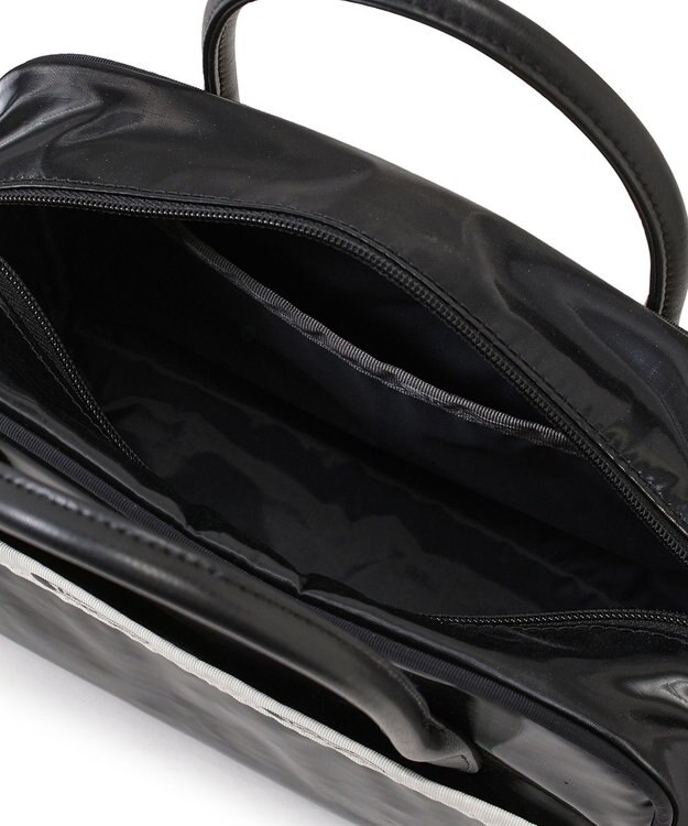 LeSportsac SQUARE TH CROSSBODY/アップタウンブラックシャイン/ブラック2 アップタウンブラックシャイン/ブラック2