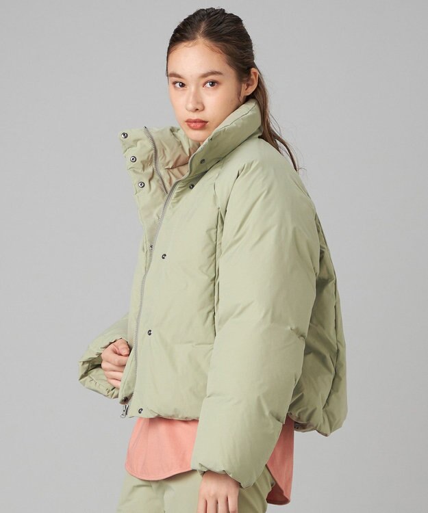 Chacott Chacott BALANCE ハイロフトミドルダウンジャケット カーキ