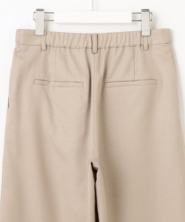 J.PRESS LADIES 【セットアップ対応・洗える・UVケア・速乾】 OXIJEWELストレッチ セミワイド パンツ ベージュ系