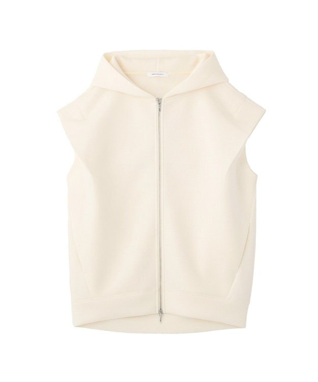 AMERICAN HOLIC ポンチZIPフーディーベスト Ivory