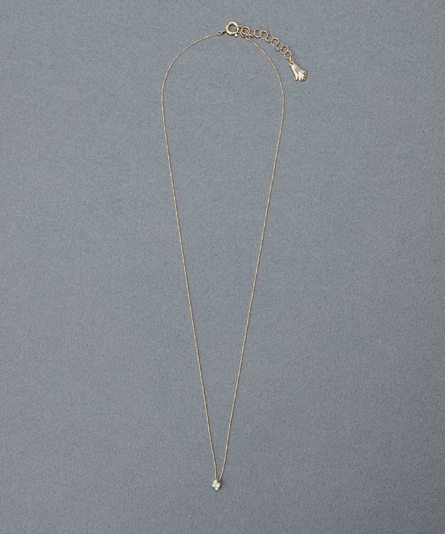 Phoebe 〈金属アレルギー対応〉ミニパールクラスターネックレス　小粒パール ホワイト