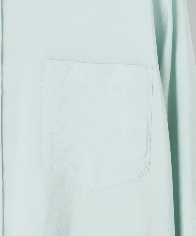 ANY SIS シアーダブルポケット シャツ ミント