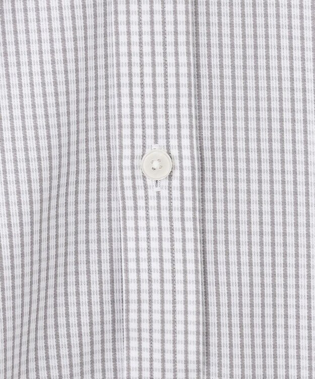 GOTAIRIKU 春夏向け【形態安定】SUMMERPREMIUMPLEATS_ボタンダウン 長袖ドレスシャツ（グレーチェック） ライトグレー系4