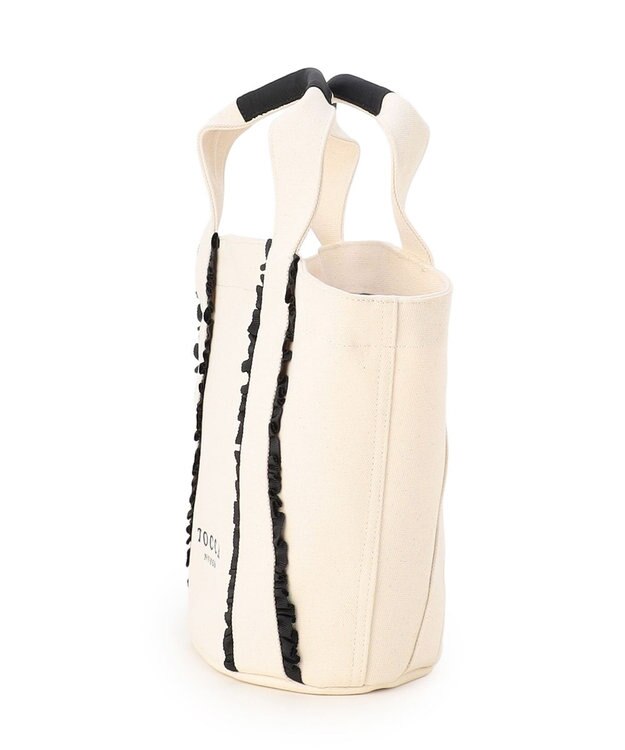 TOCCA 【八木アリサさん着用】TRILL TRIM CANVASTOTE キャンバストートバッグ アイボリー系