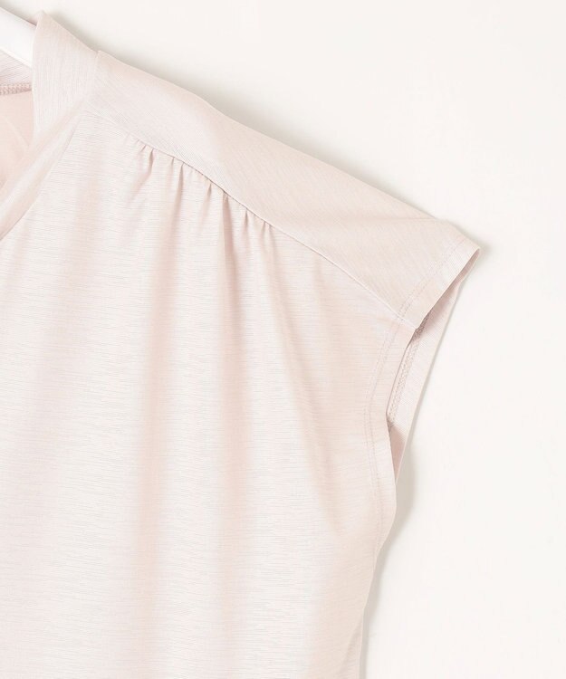 ANY SIS 【洗える】ポリベアボウタイ ブラウス ペールピンク