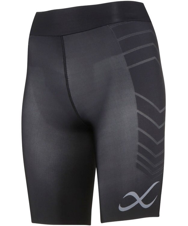 CW-X 【WOMEN】 CW-X レディース スポーツタイツ 【BUILDER MODEL】腹圧サポート 力を発揮しやすい 【アスリートの声から誕生】 股関節・骨盤サポート ひざ上丈 トレーニング マラソン HPY375 /ワコール ブラック