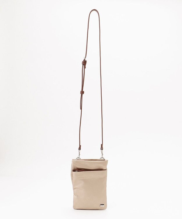 LA BAGAGERIE モノグラムデイリーミニマムポシェット ゴールド