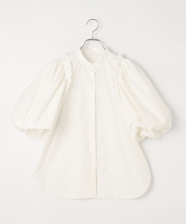 #Newans 【ANSWER for フォトジェニックスタイル】バルーンスリーブブラウス ホワイト系