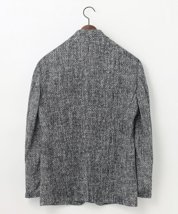 JOSEPH ABBOUD 【キングサイズ・軽量/ストレッチ】スラブインレー ジャケット ブラック系