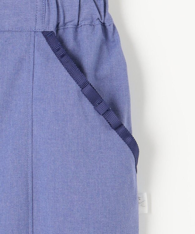 組曲 KIDS 【150-160㎝】シャーリング パンツ ブルー