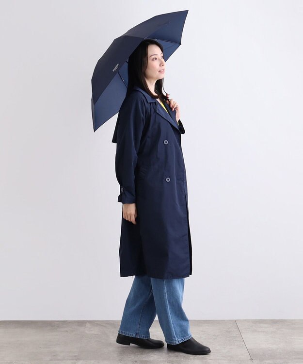 MOONBAT 【軽量/晴雨兼用】マッキントッシュ フィロソフィー 折りたたみ傘 Barbrella ネイビーブルー