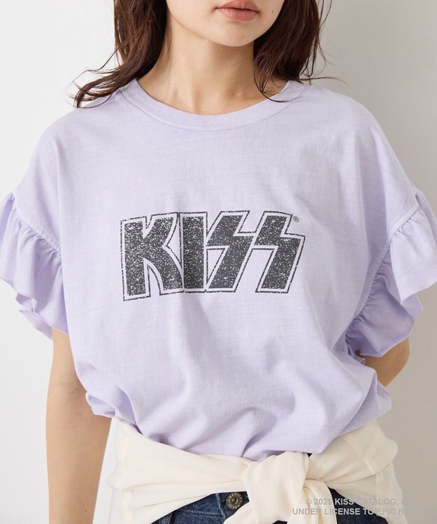 AMERICAN HOLIC 【KISS/The Rolling Stones】Tシャツ Lavender