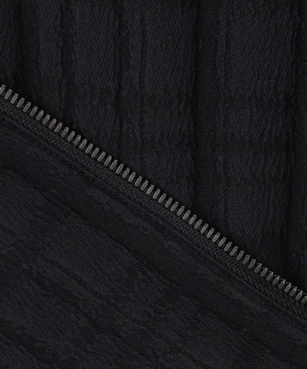 JOSEPH HOMME グレンチェックジャガードストレッチ  フ―ディーブルゾン ブラック系