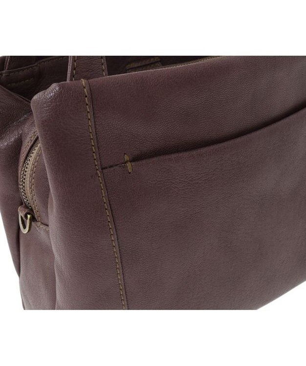 genten 【新色】ゴートベーシック ショルダーバッグ グレー