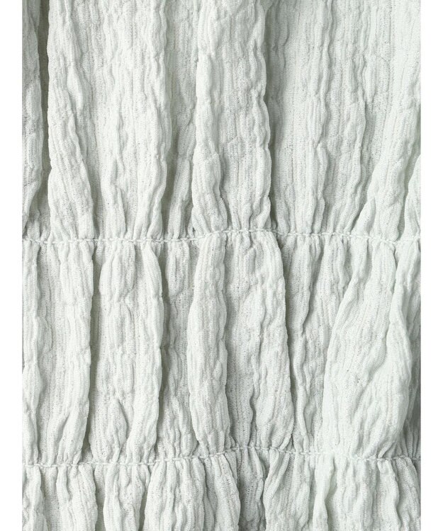 earth music&ecology ポコポコシャーリングトップス Light Green