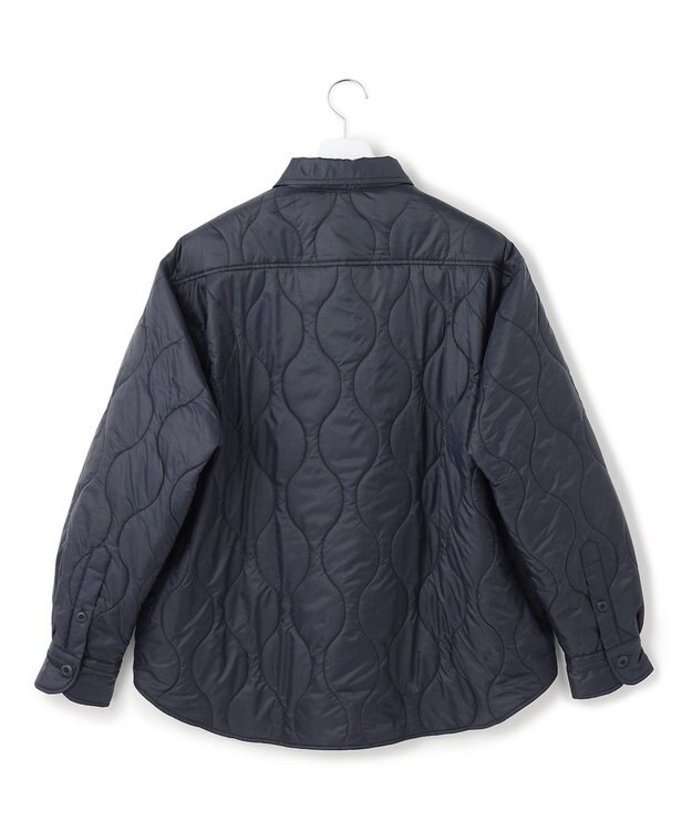 J.PRESS YORK STREET 【UNISEX】キルティング シャツジャケット ネイビー系