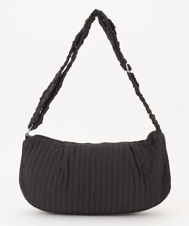 Y'SACCS 【Y’SACCS vous et】ギャザーショルダーヌビバッグ ブラック