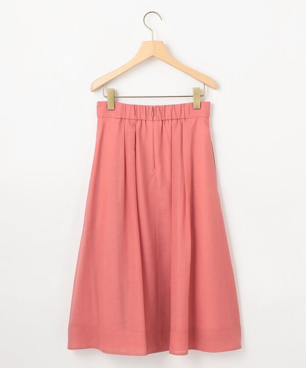 組曲 カラーボイル フレアスカート ピンク系